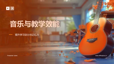 音乐与教学效能PPT模板