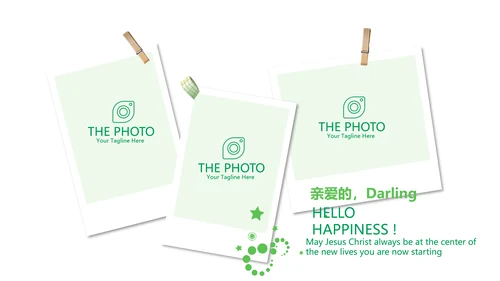 绿色时尚瑜伽运动动态PPT