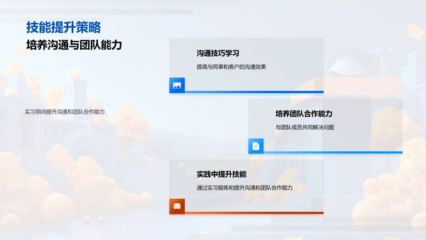 实习经验分享PPT模板