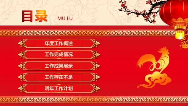 2017鸡年警察公安局新年春节总结PPT