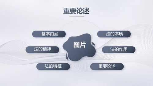 蓝色大气法律工作汇报动态PPT