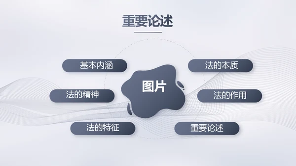 蓝色大气法律工作汇报动态PPT