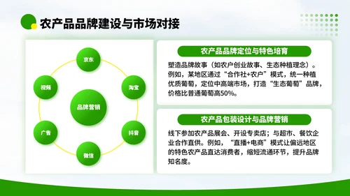 绿色商务风现代农业生产技术与实践创新PPT模板