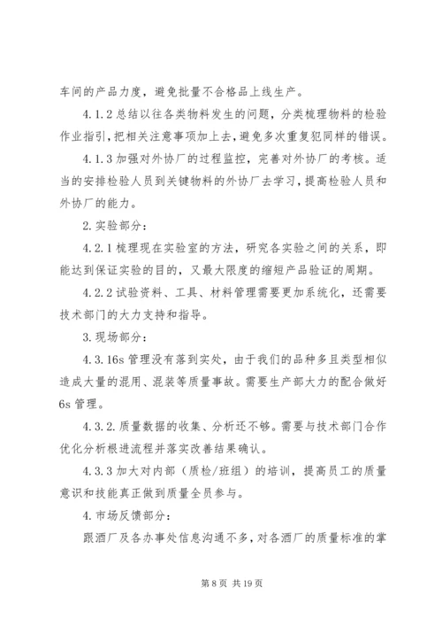 篇一：品管部XX年工作计划书.docx