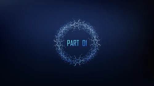 深色星空渐变商业通用PPT模板