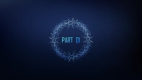 深色星空渐变商业通用PPT模板