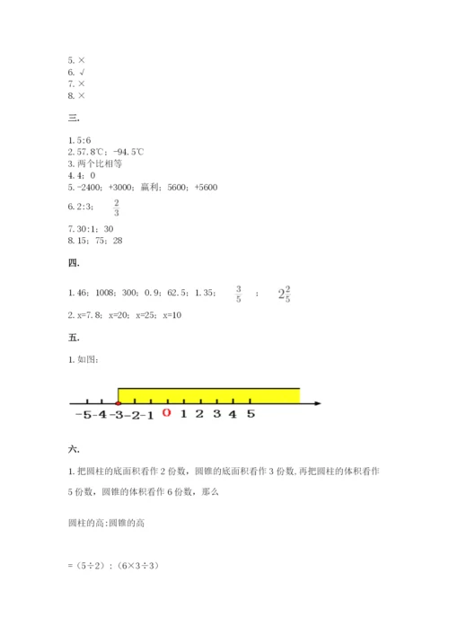 西师大版小升初数学模拟试卷附参考答案【黄金题型】.docx