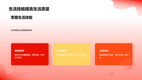 自理生活技巧掌握