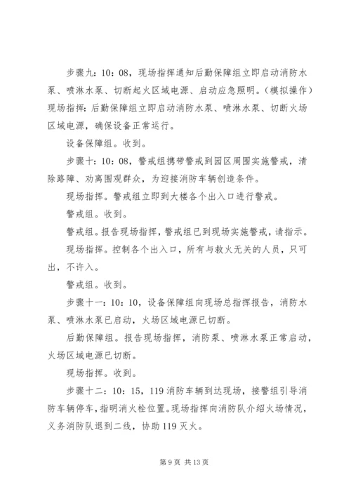 消防演练计划方案 (4).docx