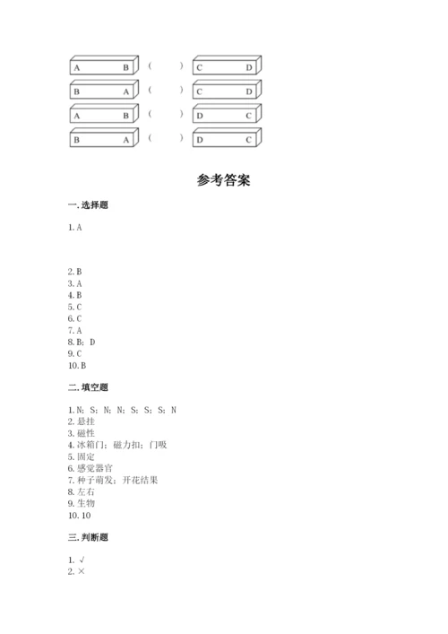 教科版小学科学二年级下册 期末测试卷（黄金题型）.docx