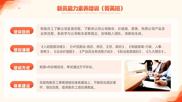 橙色简约风商务年度培训计划总结方案PPT