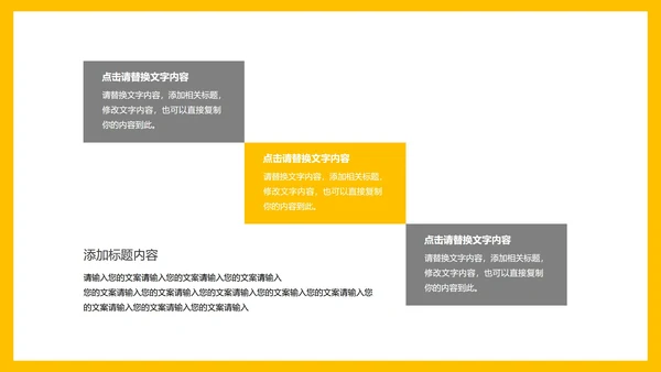 黄色简约风企业宣传PPT模板