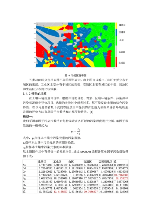 数学建模论文-基于传播特征的土壤重金属污染分析.docx