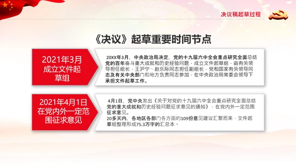 党课学习第三个历史决议制定背景过程PPT模板