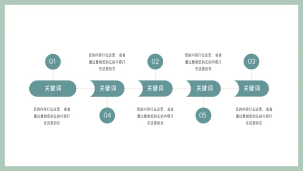 简约小清新教学培训通用模板
