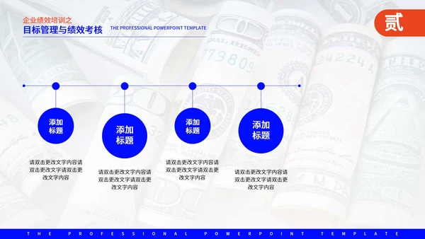 蓝色商务风企业管理培训PPT模板