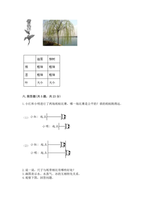 教科版一年级上册科学期末测试卷完美版.docx