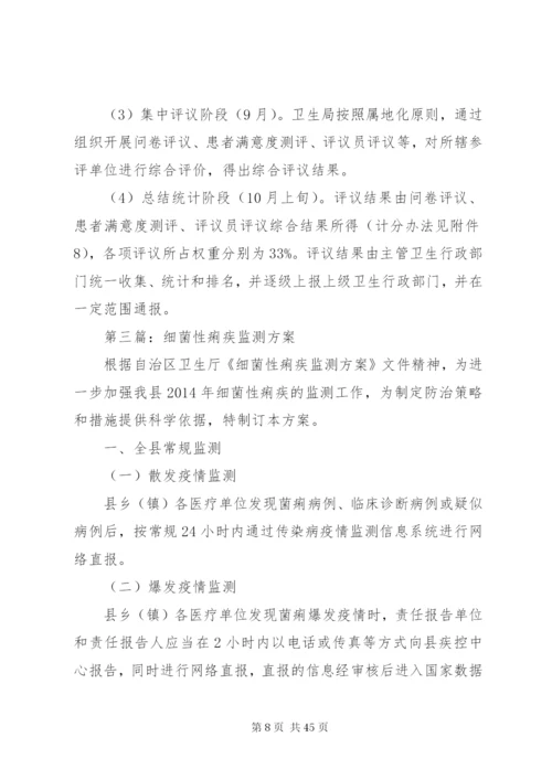 卫生局医疗服务工作方案10篇.docx