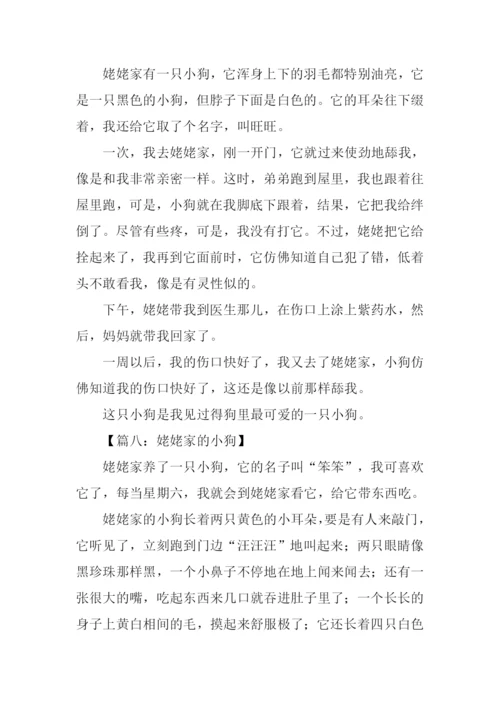 姥姥家的小狗作文300字.docx