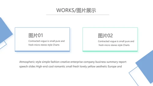 蓝色简约大方医疗公司宣传工作总结动态PPT