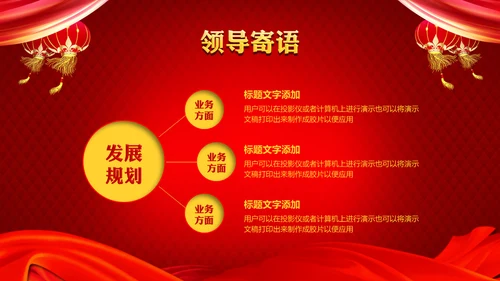 中国风开门红颁奖通用PPT模板