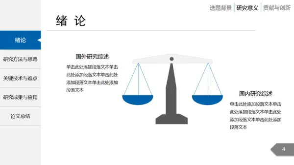 课题研究毕业论文答辩通用PPT模板