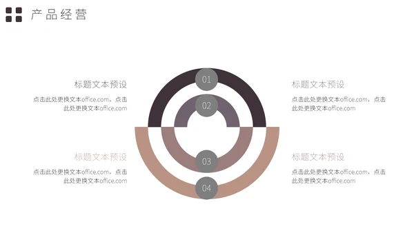 大背景卡片式简约工作汇报通用PPT模板