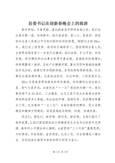 县委书记在迎新春晚会上的致辞 (3).docx