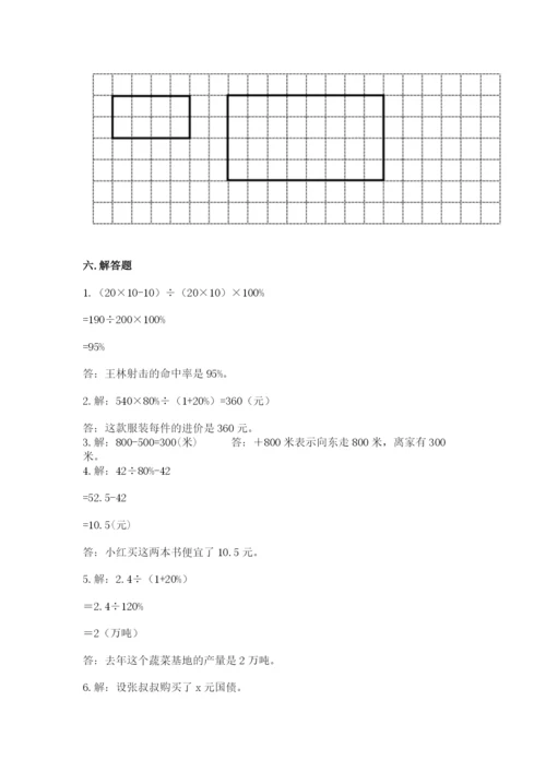 突泉县六年级下册数学期末测试卷（精选题）.docx