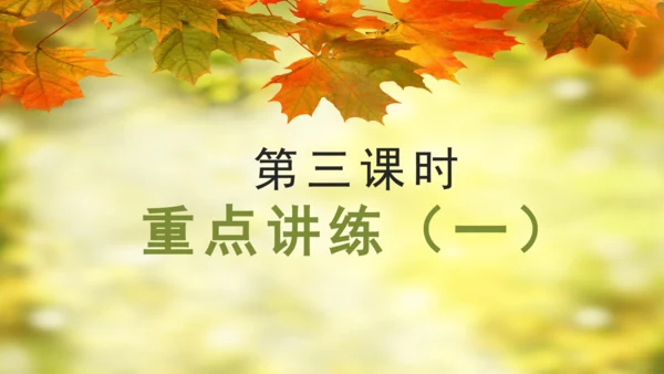 部编版语文四年级下册第五单元 第三课时 重点讲练一  课件