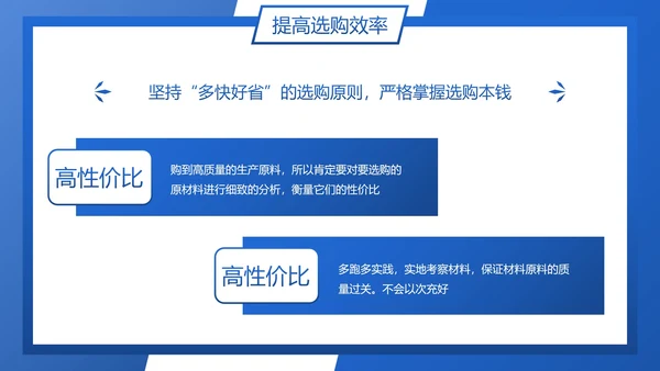 卡通商务插画采购部年终工作总结PPT模板
