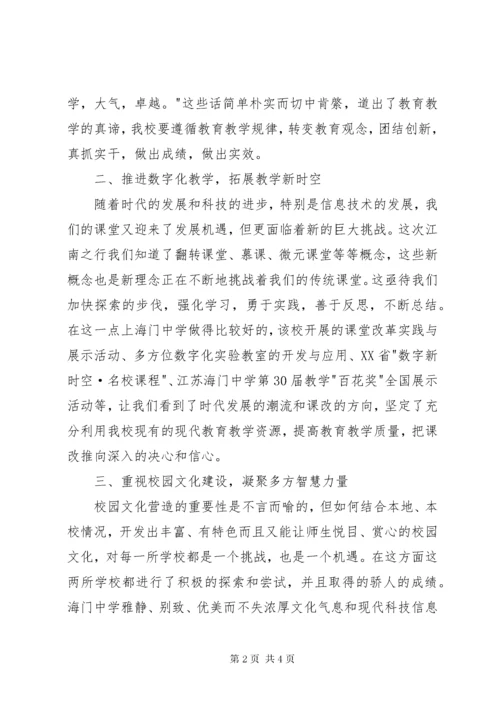 赴外校参观学习心得.docx