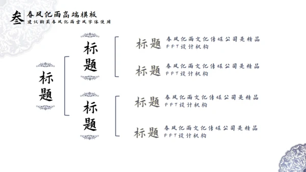 中国风青花瓷教育课堂通用PPT模板