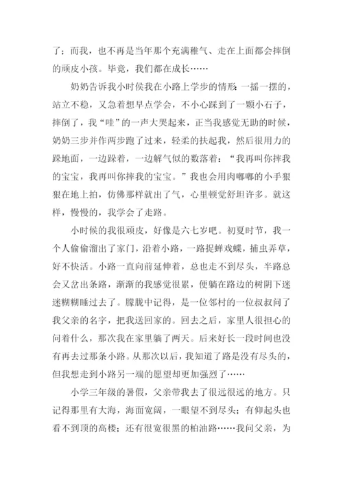 以路为题的作文.docx