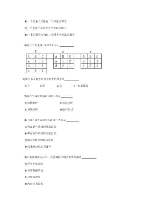 2023年全国计算机等级考试二级笔试试卷.docx