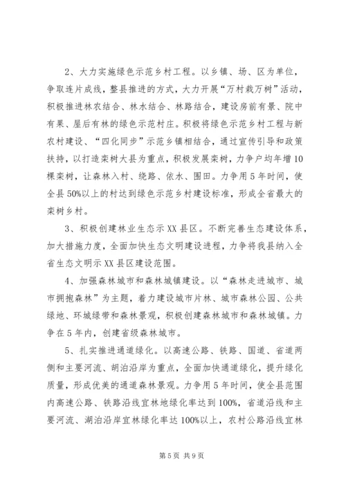 绿满荆楚、绿满黄冈行动、建设秀美浠水实施方案.docx