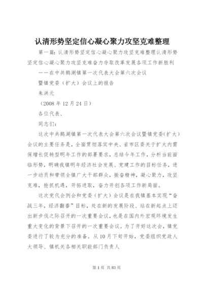 认清形势坚定信心凝心聚力攻坚克难整理.docx