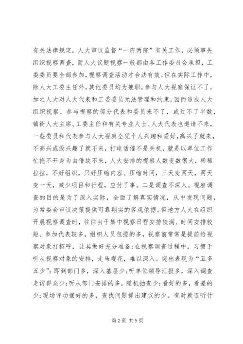 人大视察调查调研报告.docx