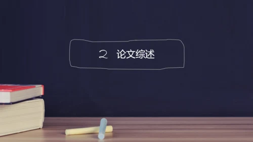 毕业设计答辩汇报通用PPT粉笔书本
