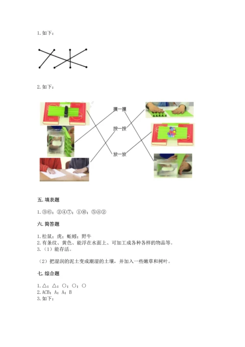教科版二年级上册科学期末测试卷【精华版】.docx