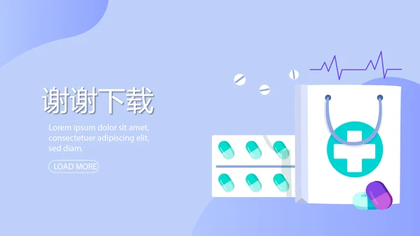 医药商业调查报告动态PPT