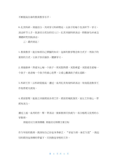 师徒结对计划师傅篇-师徒结对师傅计划目标.docx