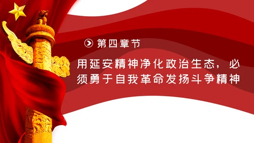 弘扬延安精神不忘初心使命做合格党员党课PPT模板