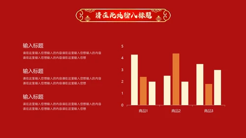 红色科技风开业大吉PPT模板