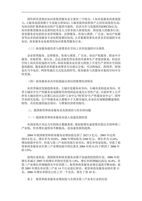 我国租赁和商务服务业发展现状及策略建议