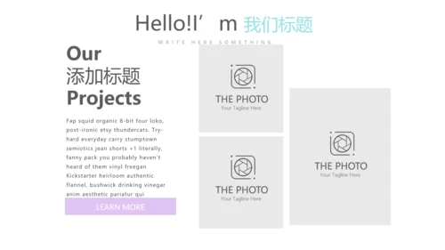 简约时尚公司产品介绍宣传通用PPT动态模板