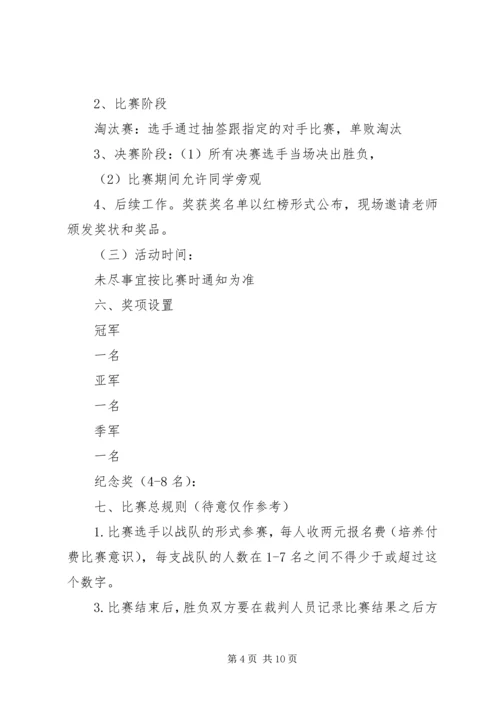 关于举办重庆邮电大学大学生发明创新大赛的策划书 (2).docx