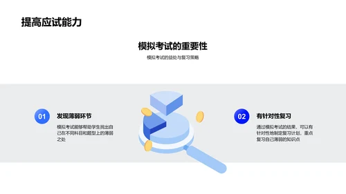 高效备考技巧教育PPT模板