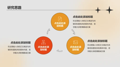 橙色创意梦想起航毕业答辩PPT