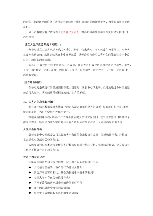 某通信公司大客户服务体系.docx